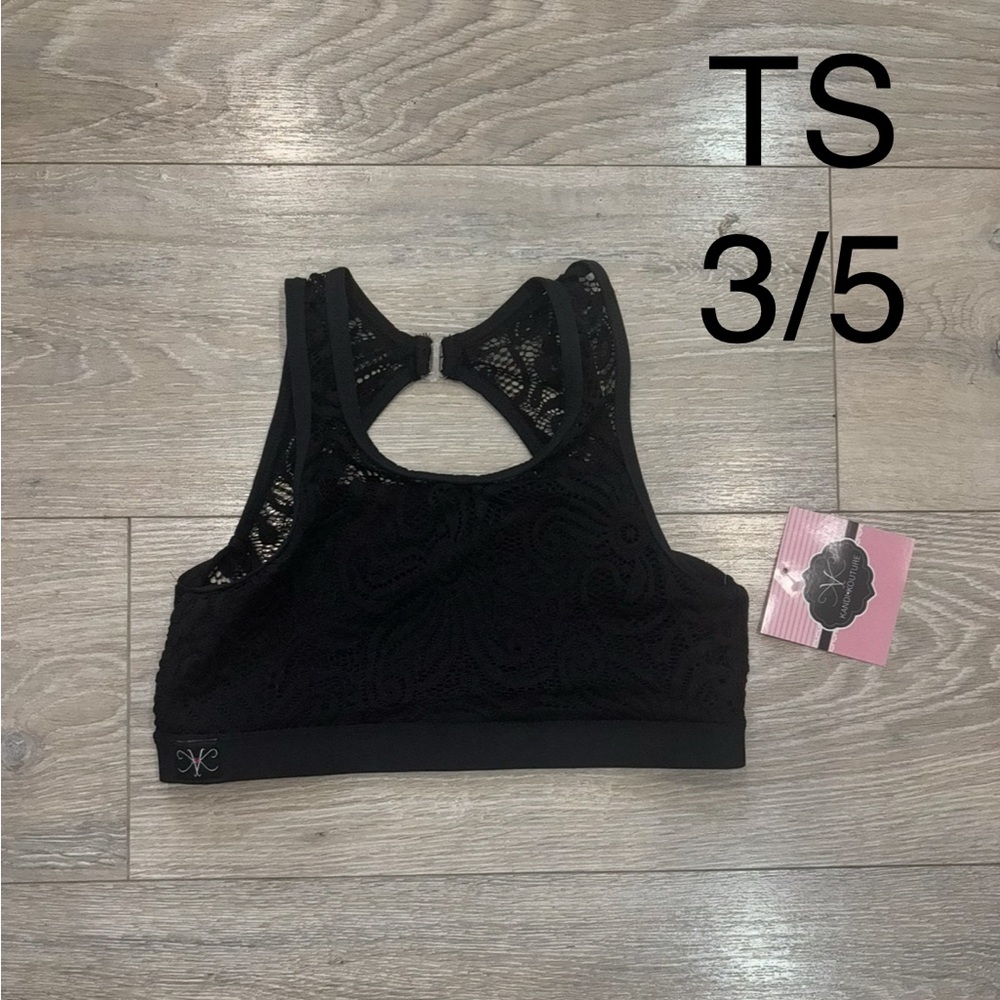 Kandi Kouture Lace Racerback Dance Top NWT